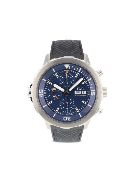 iwc aquatimer chronograph blue|iwc schaffhausen chronograph price.